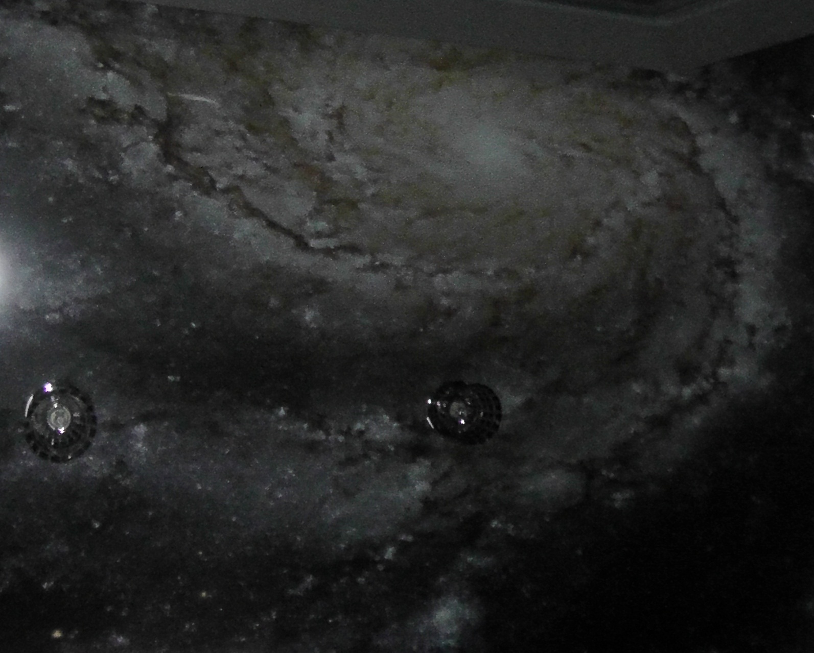Натяжной потолок с фотопечатью "Галактика"