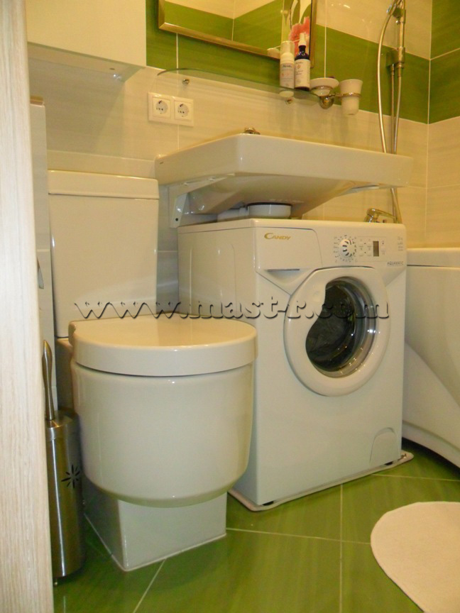 Ванные комнаты в хрущевках дизайн фото со стиральной
