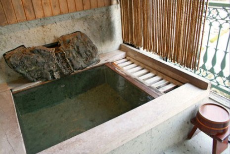ванная комната в японском стиле
