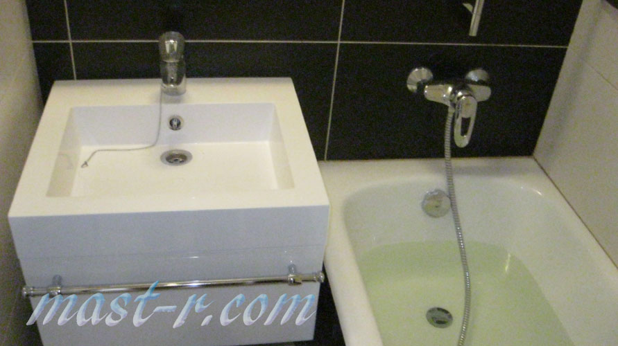 дизайн ванной комнаты подвесная раковина
